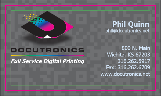 Business Card Cutting Edge